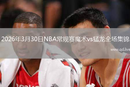 2026年3月30日NBA常规赛魔术vs猛龙全场集锦