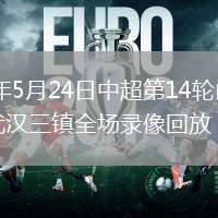 2026年5月24日中超第14轮山东泰山vs武汉三镇全场录像回放