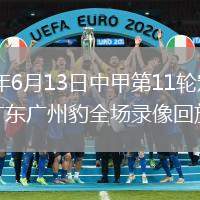 2026年6月13日中甲第11轮定南赣联vs广东广州豹全场录像回放