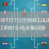 2026年7月7日世界杯1/8决赛美国vs比利时全场录像回放
