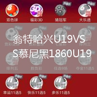 翁特哈兴U19VS慕尼黑1860U19